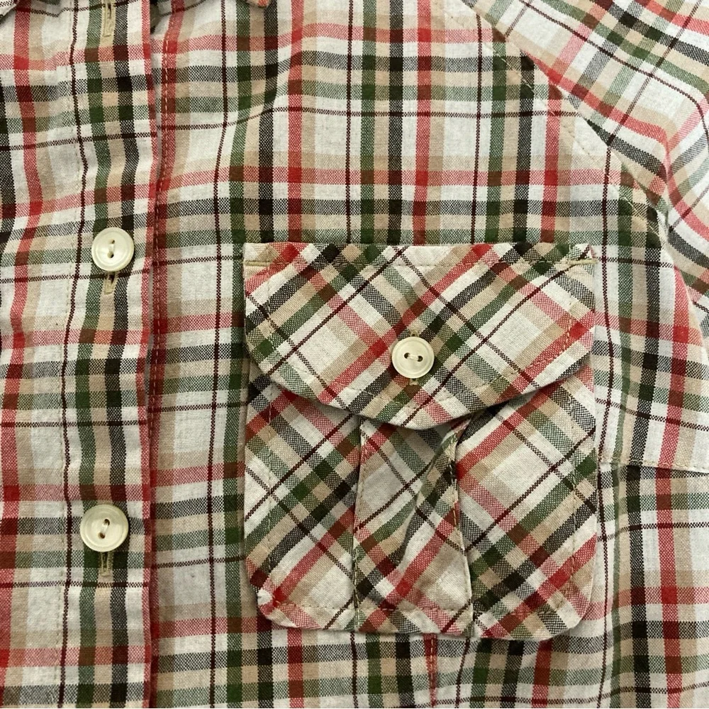 Pendleton Women’s Plaid Shirt Collared Pockets Multicolor Cotton Sz P - Picture 7 of 13
